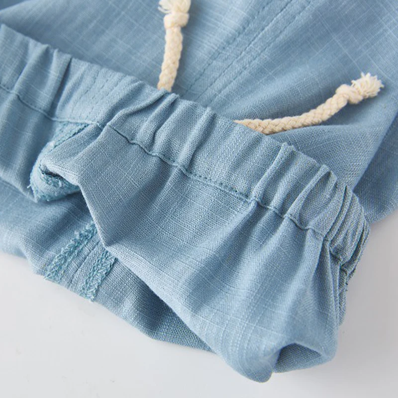 Children's Cotton And Linen Trousers Spring And Summer Thin Boys And Girls Linen Pant Baby Harem Pants WT620