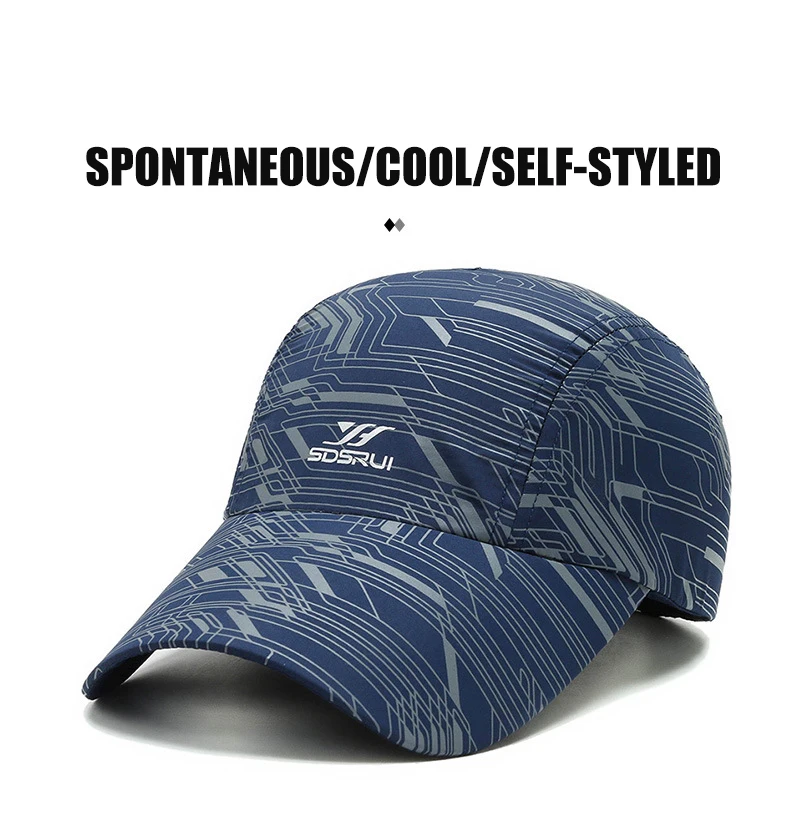 Summer Quick Drying Breathable Ultra-Thin Women Men's Baseball Cap Outdoor Sports Fishing Travel Cycling Climbing Sun Hat A157