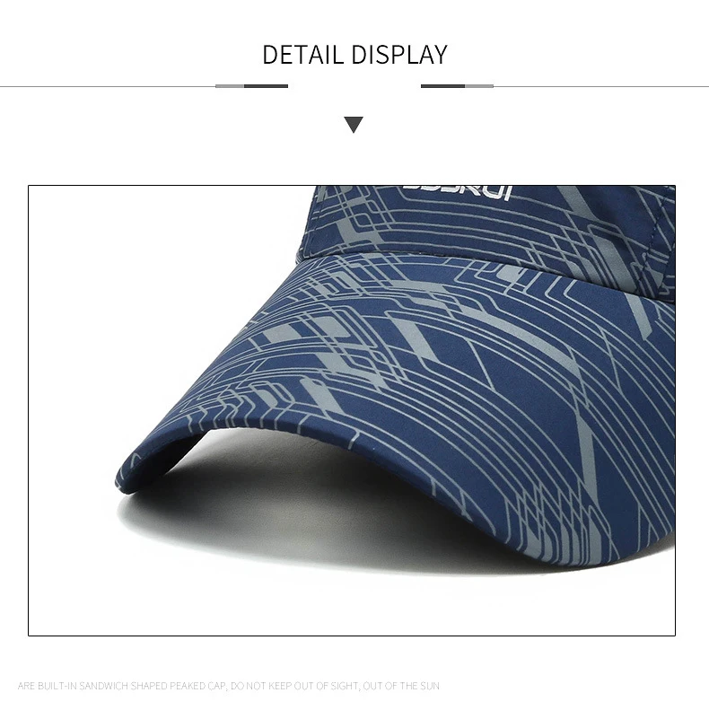 Summer Quick Drying Breathable Ultra-Thin Women Men's Baseball Cap Outdoor Sports Fishing Travel Cycling Climbing Sun Hat A157
