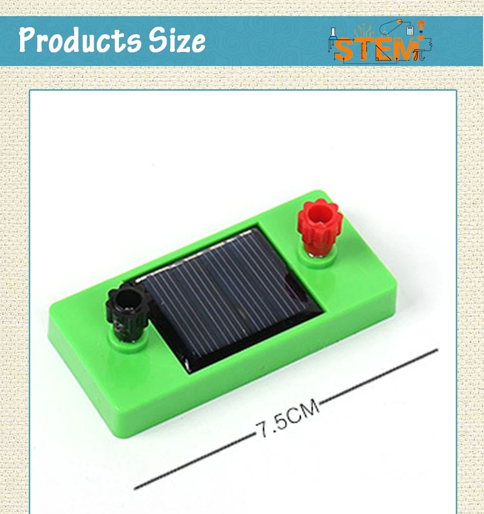 Solar Panel Physical Science Experiment Teaching Tools Educational  Toy Basic Circuit Electricity Learning Physics Toys Gift