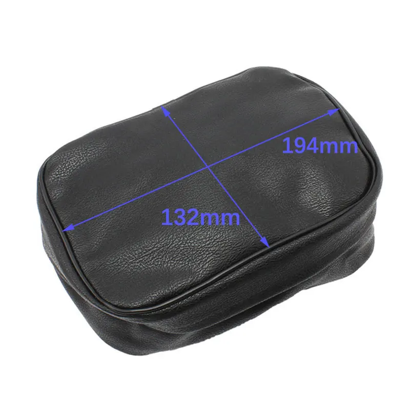 Motorcycle Rear Bags Off Road Kit Naked Tool Bag for Retro Honda Tornado XR250 XR600 C650gt CRF450 XR350R PU Leather Waterproof