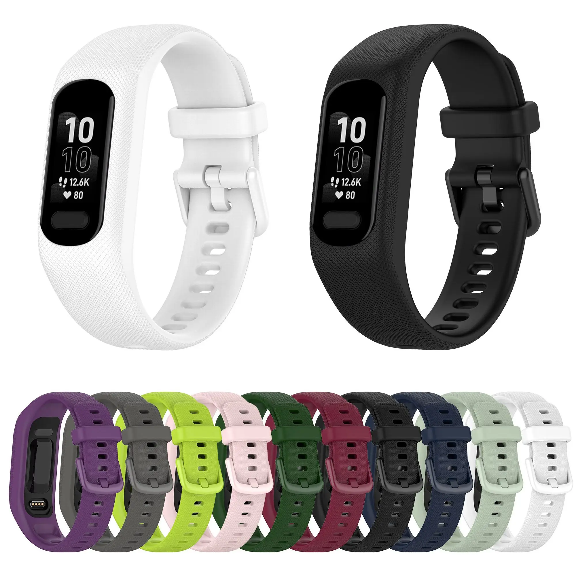 Silicone Sports Straps For Garmin Vivosmart 5 Smart Bands Watch Accessories Replacement Bracelet Band DIY Handmade