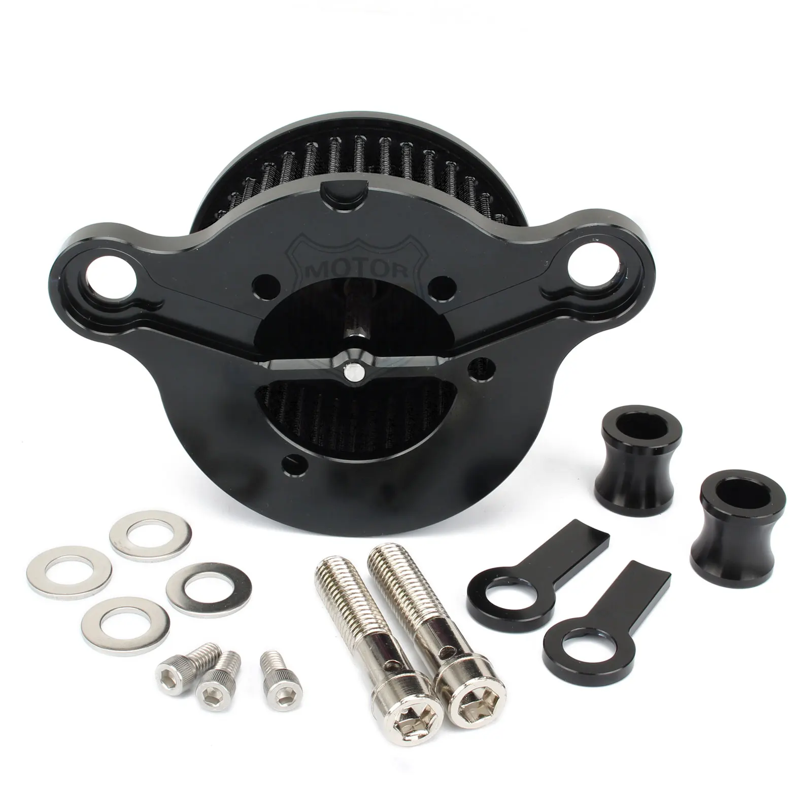 Motorcycle Air Filter Cleaner Intake Filter System Kit For Harley Sportster XL883 XL1200C 48 72 Forty Eight Seventy Two 91-2022