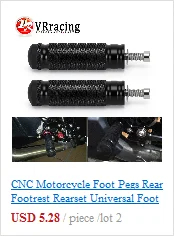 Motorcycle Footpegs CNC Aluminum Motor Bike Universal Folding Footrests Foot Pegs Premium Rear Foot Pedals Frepose Pieds Moto