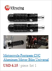 Motorcycle Footpegs CNC Aluminum Motor Bike Universal Folding Footrests Foot Pegs Premium Rear Foot Pedals Frepose Pieds Moto