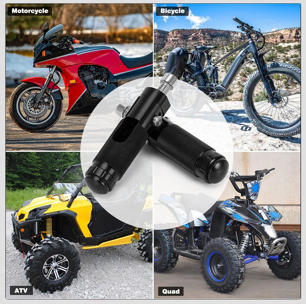 Motorcycle Footpegs CNC Aluminum Motor Bike Universal Folding Footrests Foot Pegs Premium Rear Foot Pedals Frepose Pieds Moto