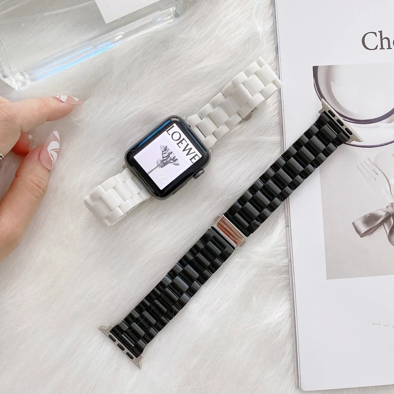 Candy Strap For Apple Watch band 44mm 40mm 41mm 45mm 38/42mm emovable link bracelet iwatch series 9/8/7/SE 6 5 4 3 ultra 2 49mm