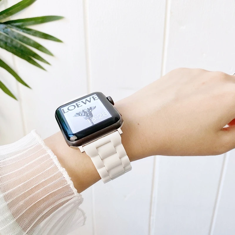 Candy Strap For Apple Watch band 44mm 40mm 41mm 45mm 38/42mm emovable link bracelet iwatch series 9/8/7/SE 6 5 4 3 ultra 2 49mm