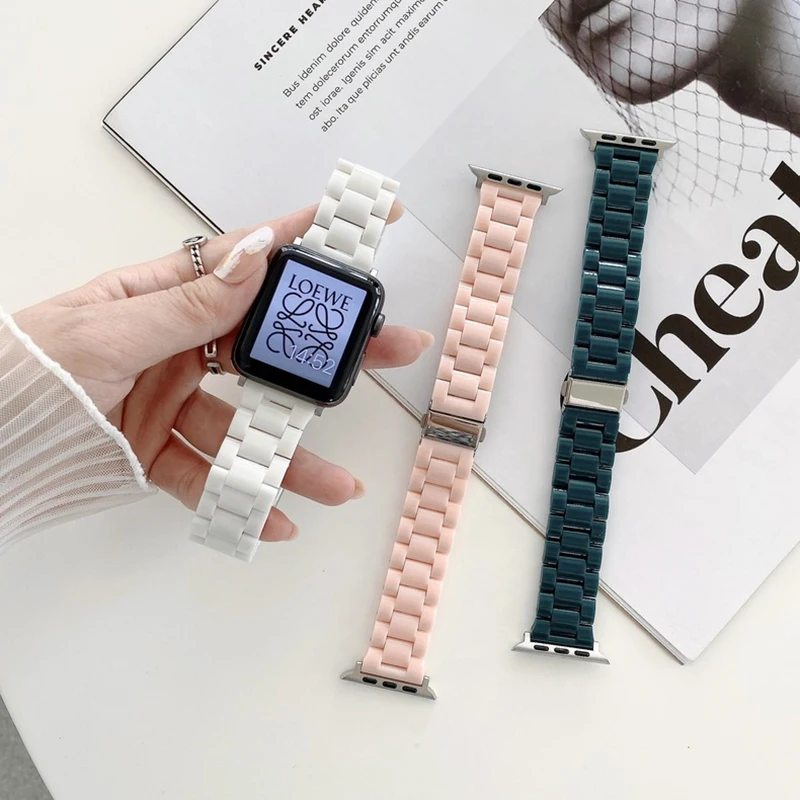 Candy Strap For Apple Watch band 44mm 40mm 41mm 45mm 38/42mm emovable link bracelet iwatch series 9/8/7/SE 6 5 4 3 ultra 2 49mm