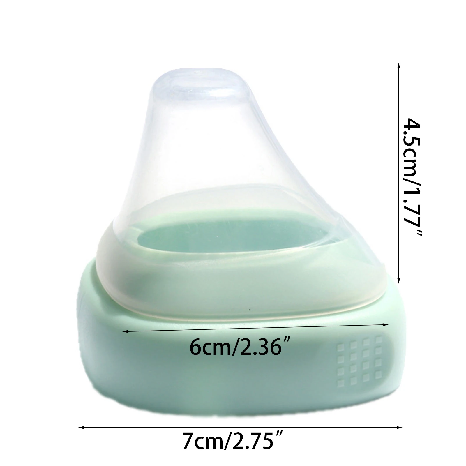 Square Shape Handle Feeding Bottle Lightweight for Hegen Handle Easy Grasp for Baby 6M+ Bottle Cover Replacement Dropshipping