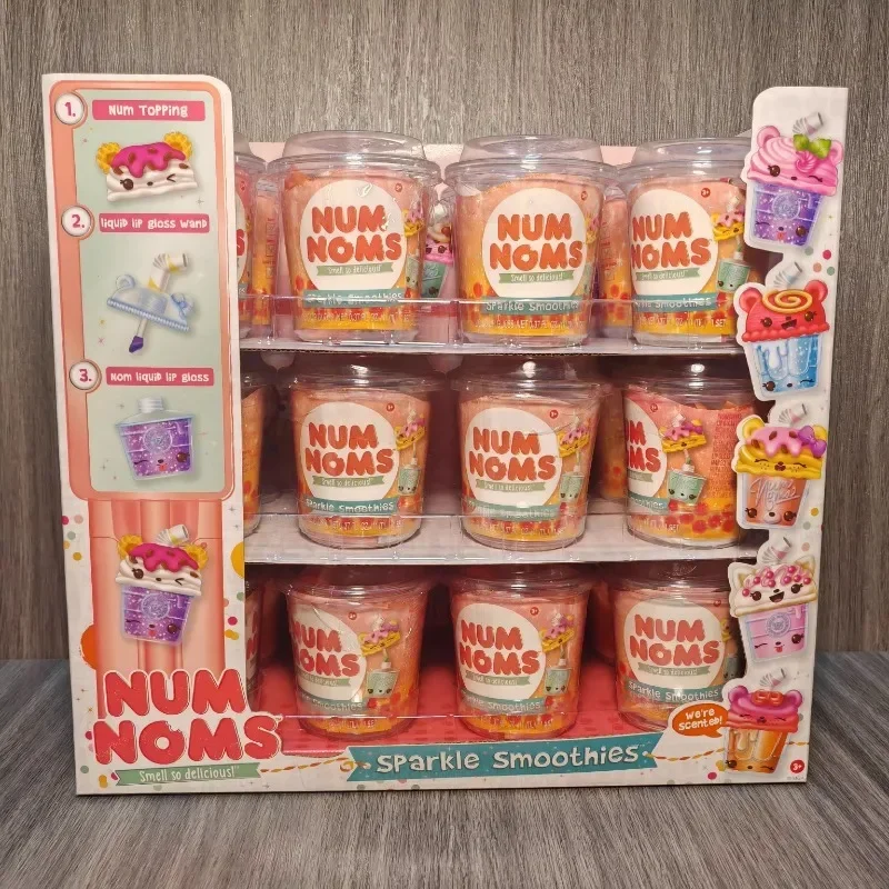 Numnoms Lipgloss Stamp Smell So Delicious Snow Cones Snackables Blind Box Doll Gifts Toy Model Anime Figures Collect Ornaments
