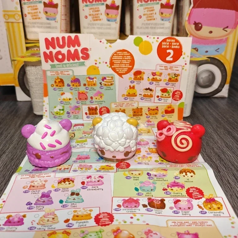 Numnoms Lipgloss Stamp Smell So Delicious Snow Cones Snackables Blind Box Doll Gifts Toy Model Anime Figures Collect Ornaments