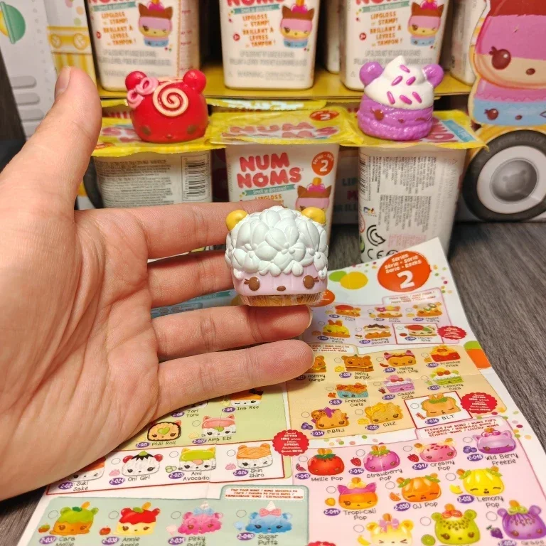 Numnoms Lipgloss Stamp Smell So Delicious Snow Cones Snackables Blind Box Doll Gifts Toy Model Anime Figures Collect Ornaments