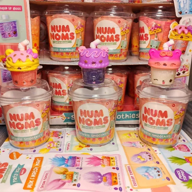 Numnoms Lipgloss Stamp Smell So Delicious Snow Cones Snackables Blind Box Doll Gifts Toy Model Anime Figures Collect Ornaments