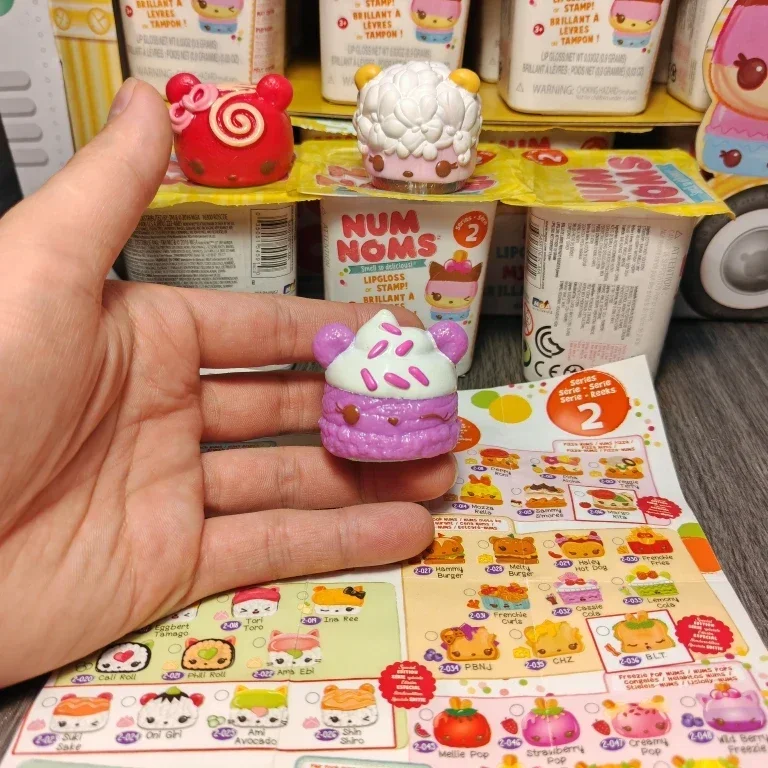 Numnoms Lipgloss Stamp Smell So Delicious Snow Cones Snackables Blind Box Doll Gifts Toy Model Anime Figures Collect Ornaments