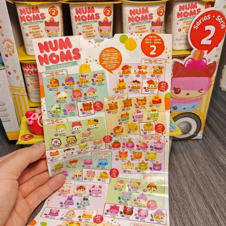 Numnoms Lipgloss Stamp Smell So Delicious Snow Cones Snackables Blind Box Doll Gifts Toy Model Anime Figures Collect Ornaments