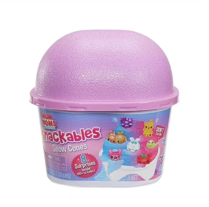 Numnoms Lipgloss Stamp Smell So Delicious Snow Cones Snackables Blind Box Doll Gifts Toy Model Anime Figures Collect Ornaments