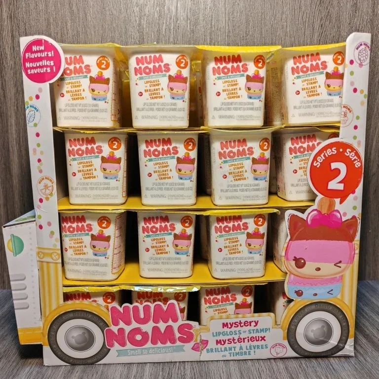 Numnoms Lipgloss Stamp Smell So Delicious Snow Cones Snackables Blind Box Doll Gifts Toy Model Anime Figures Collect Ornaments