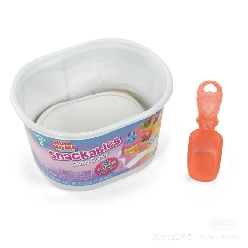 Numnoms Lipgloss Stamp Smell So Delicious Snow Cones Snackables Blind Box Doll Gifts Toy Model Anime Figures Collect Ornaments