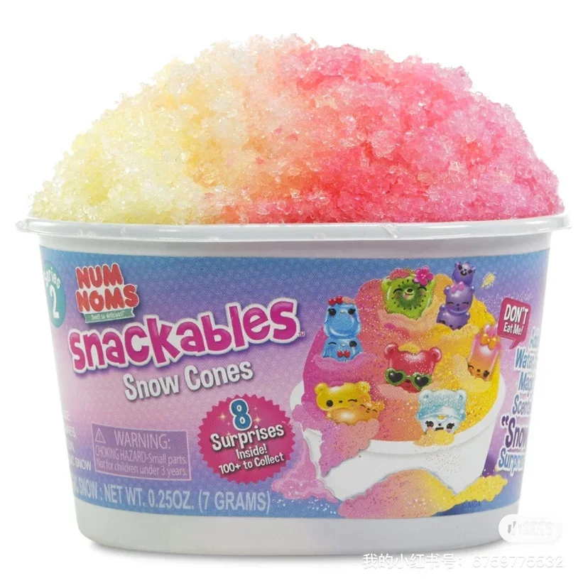 Numnoms Lipgloss Stamp Smell So Delicious Snow Cones Snackables Blind Box Doll Gifts Toy Model Anime Figures Collect Ornaments