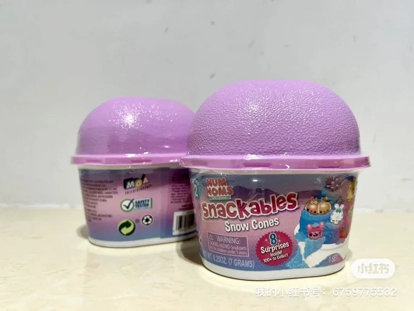 Numnoms Lipgloss Stamp Smell So Delicious Snow Cones Snackables Blind Box Doll Gifts Toy Model Anime Figures Collect Ornaments