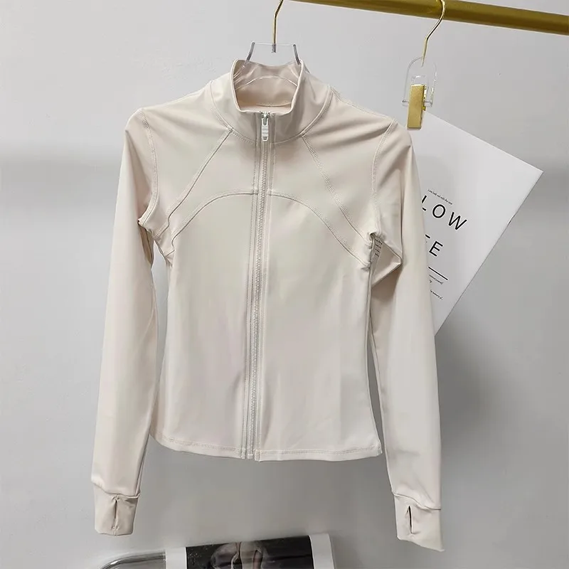 Women's Quick-Drying Long Sleeve Sports Jacket Running Training Fitness Top Gym Workout Sweatshirt - Casual Sports Coat