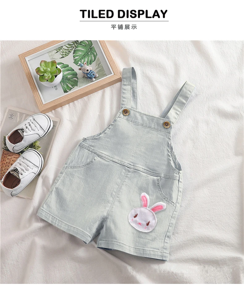 IENENS Summer Kids Baby Boys Jumper Pants Denim Clothing Shorts Jeans Overalls Toddler Infant Girl Playsuit Clothes Trousers
