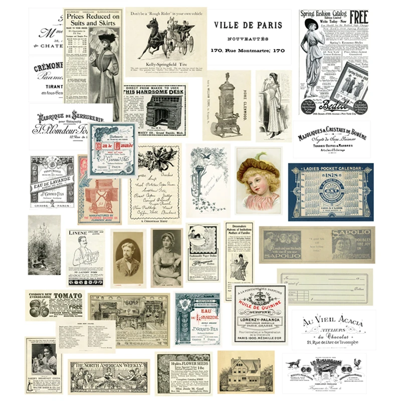 Handmade Coffee Dyed Paper Doilies Material Ephemera Journal Decoration Label Bill Postmark Page Paper DIY Scrapbooking Craft