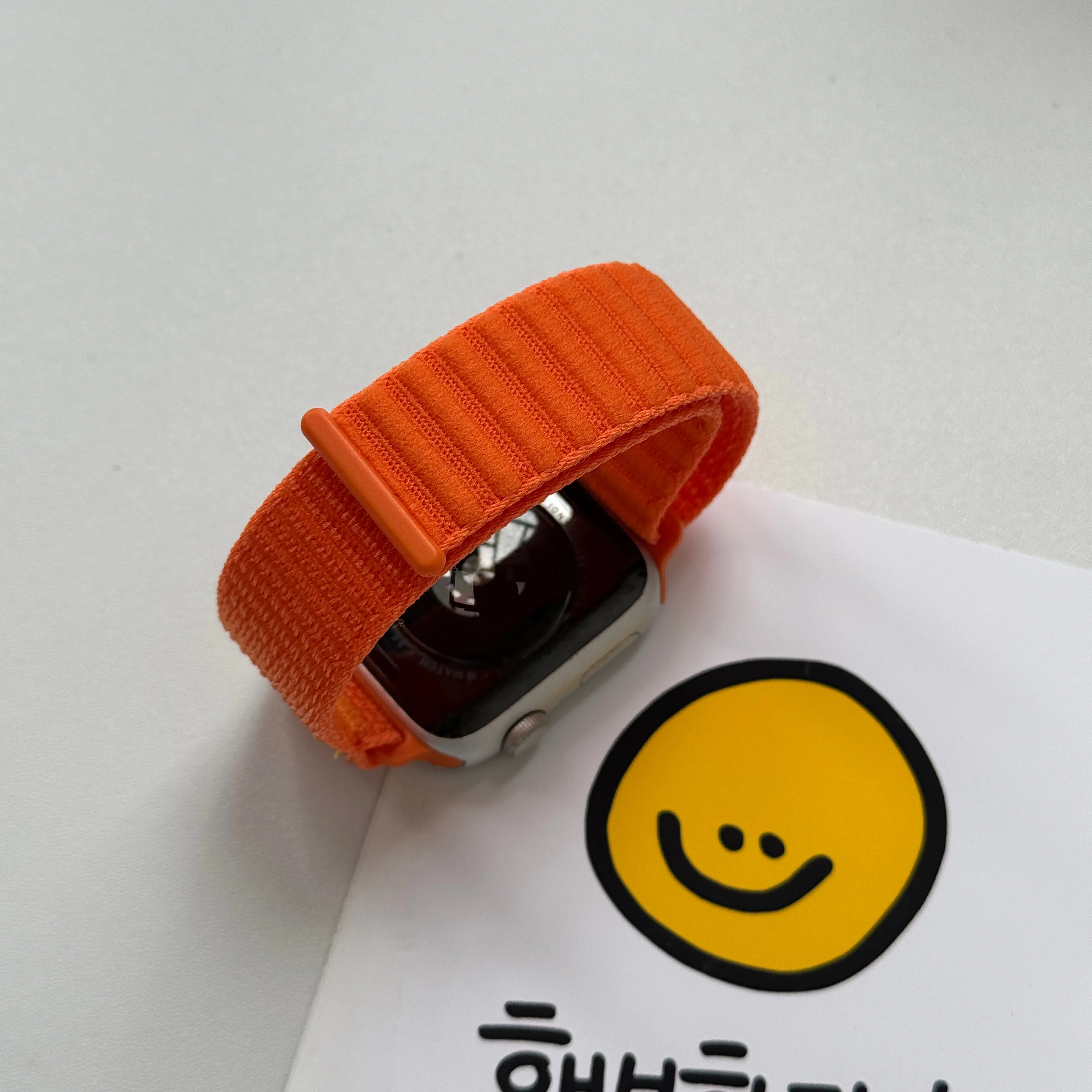 Breathable Nylon Loop Band for Apple Watch 46mm 45mm 44mm 42mm 41mm 40mm Comfort Strap for iWatch Series 11 10 9 8 7 6 Ultra