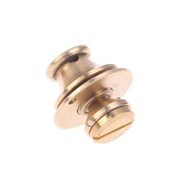 Brass Mortise Clip Buckles Lock Purse Hardware Durable Hardware For Craft Handbag Closure Tuck Lock For Leather Bag