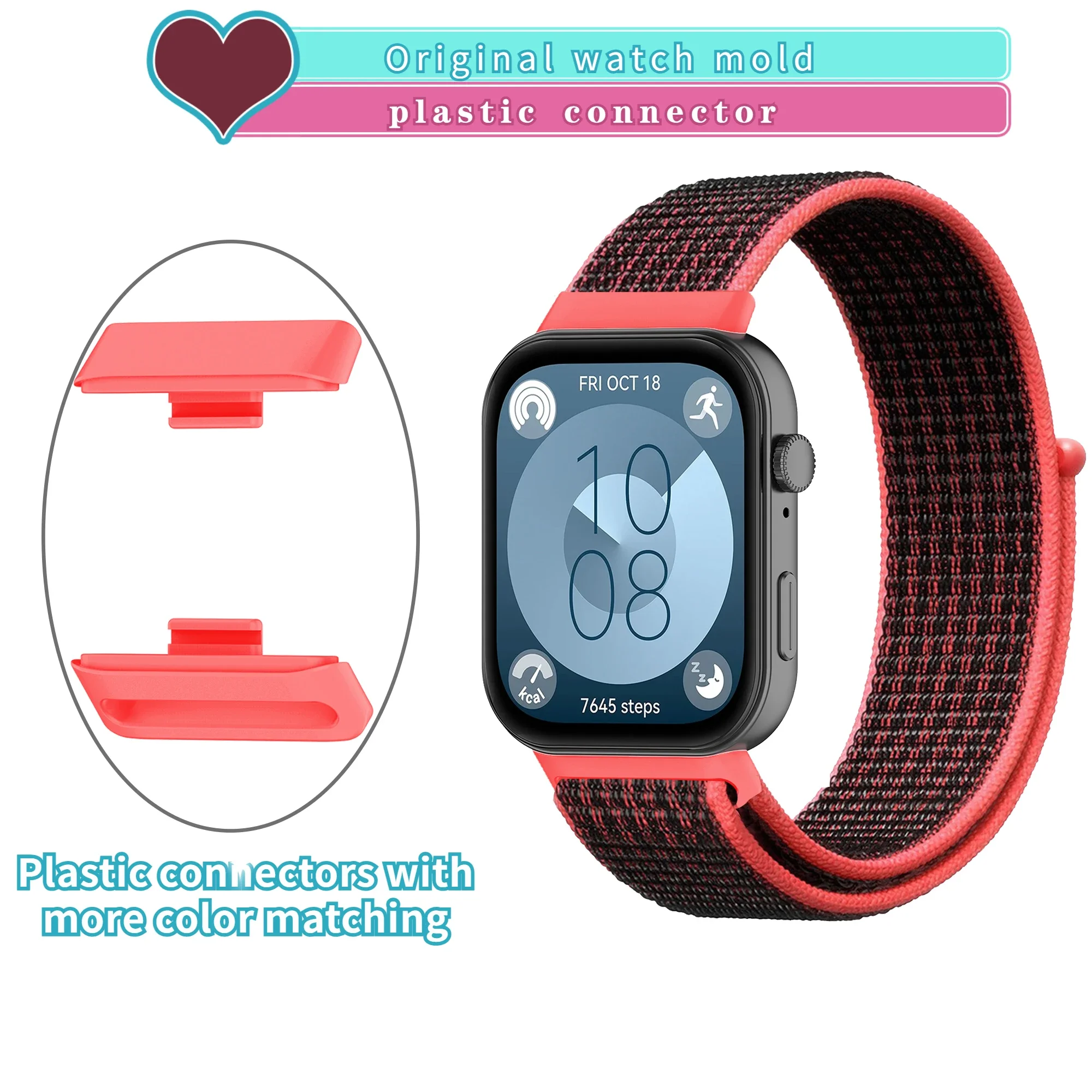 Nylon Strap For Huawei Watch Fit 5/5 Pro Sports Smartwatch Wristband Correa Huawei Watch Fit 3/4/4 Pro Strap Bracelet Watchband