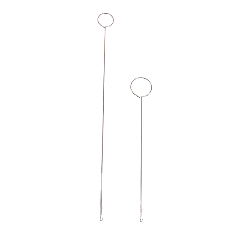 DIY Metal Sewing Loop Turner Hook for Turning Fabric Tubes Straps Belts Strips