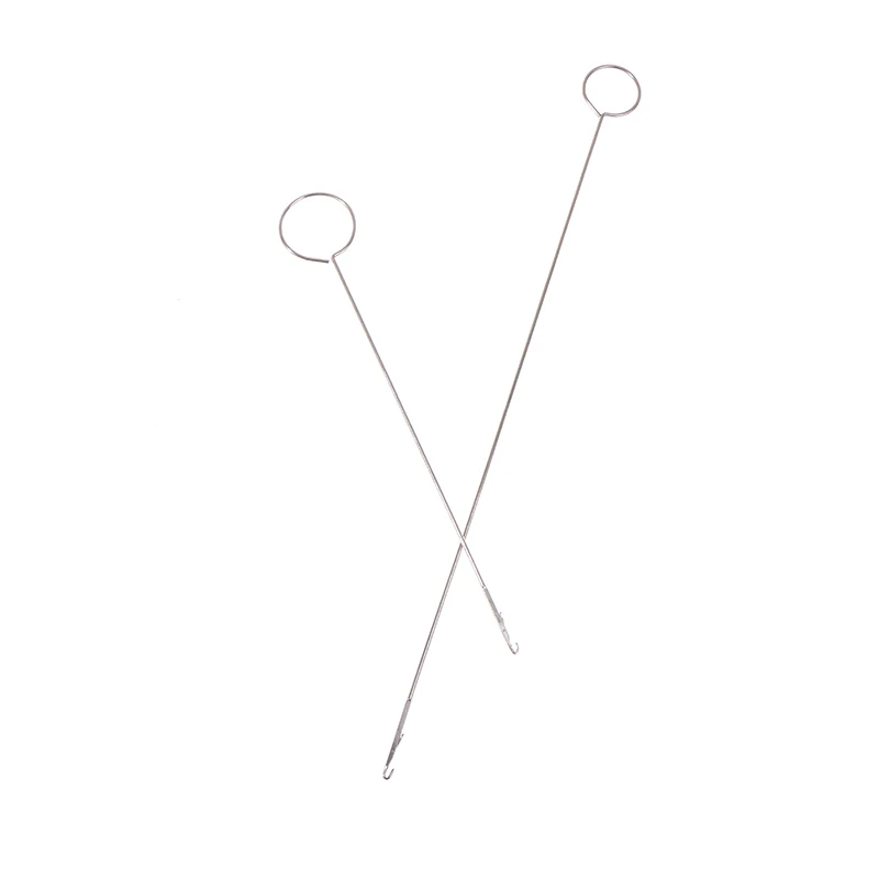 DIY Metal Sewing Loop Turner Hook for Turning Fabric Tubes Straps Belts Strips