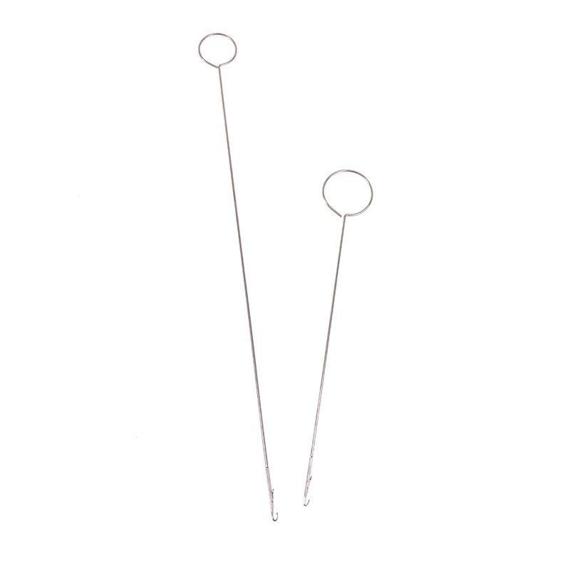 DIY Metal Sewing Loop Turner Hook for Turning Fabric Tubes Straps Belts Strips