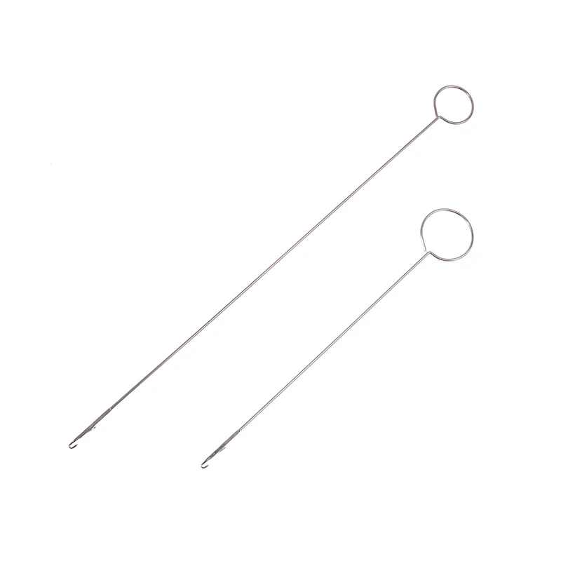 DIY Metal Sewing Loop Turner Hook for Turning Fabric Tubes Straps Belts Strips