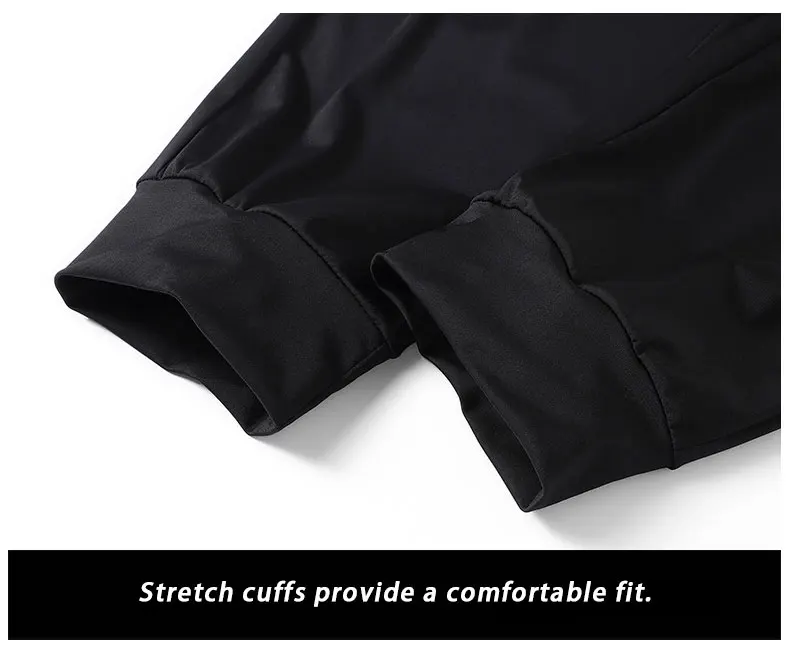 Breathable Elastic Men Running Sport Pants Ice Silk Jogging Thin Sweatpants Casual Outdoor Training Gym Fitness Trousers 8XL