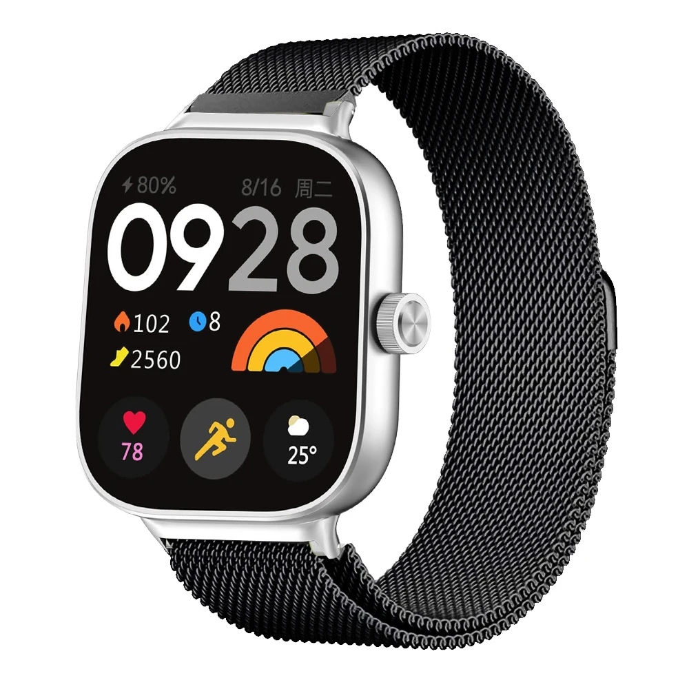 Milanese Loop Band for Redmi Watch 6 5 4 Smartwatch Bracelet Xiaomi Mi Band 8 9Pro Wristband Replacement Metal Strap Accessories