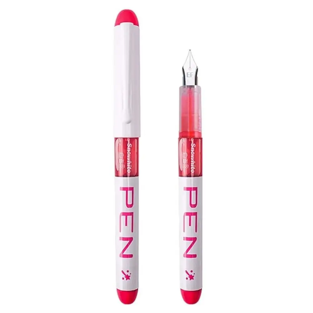0.38mm Fountain Pen Writing Large Ink Office School Supplies 8 Colors Stationery Set Kawaii Gift Fashion EF Nib