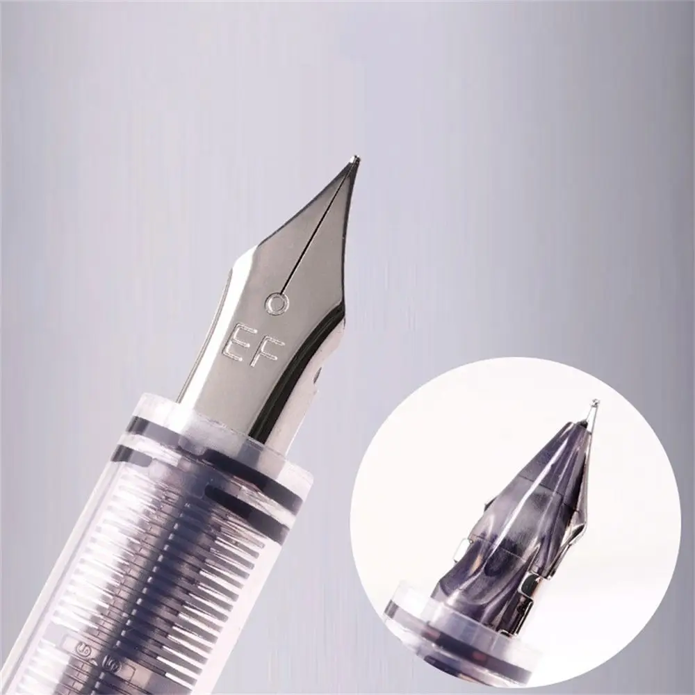 0.38mm Fountain Pen Writing Large Ink Office School Supplies 8 Colors Stationery Set Kawaii Gift Fashion EF Nib