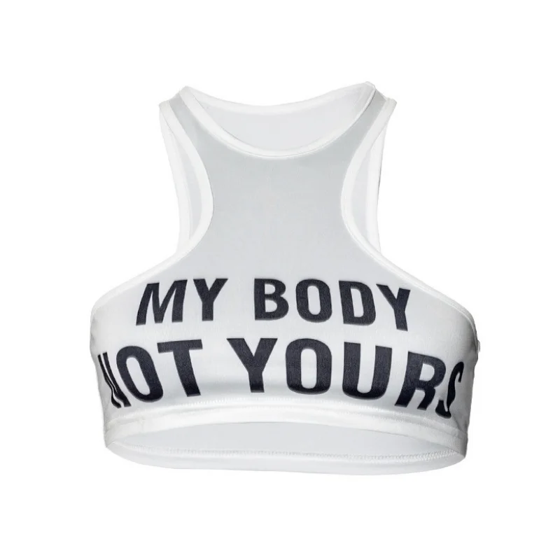 Summer Fashion Sexy Clashing Colors Women Clothing Casual Slim Hollow Round Neck Sleeveless Tank Top Women Monogram Y2k Top
