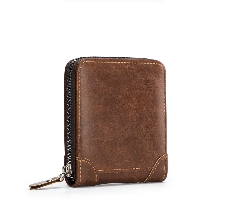 Unisex Wallet Retro Vintage Wallet European and American Horizontal Style PU Leather Multi Functional Coin Card Holder Wallets