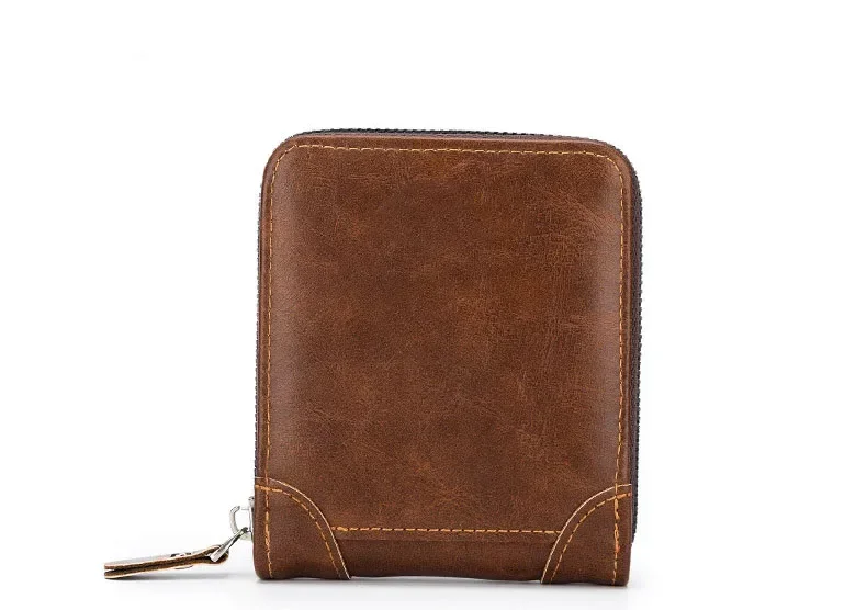 Unisex Wallet Retro Vintage Wallet European and American Horizontal Style PU Leather Multi Functional Coin Card Holder Wallets
