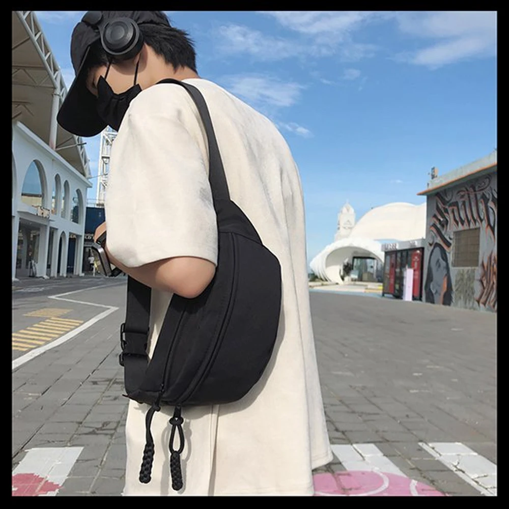 New Style Chest Bag for Men, Small Shoulder Bag, Men's Backpack, Men's Crossbody Bag, Sports Lightweight Trendy Waist Bag