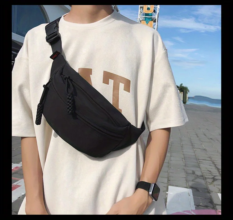 New Style Chest Bag for Men, Small Shoulder Bag, Men's Backpack, Men's Crossbody Bag, Sports Lightweight Trendy Waist Bag