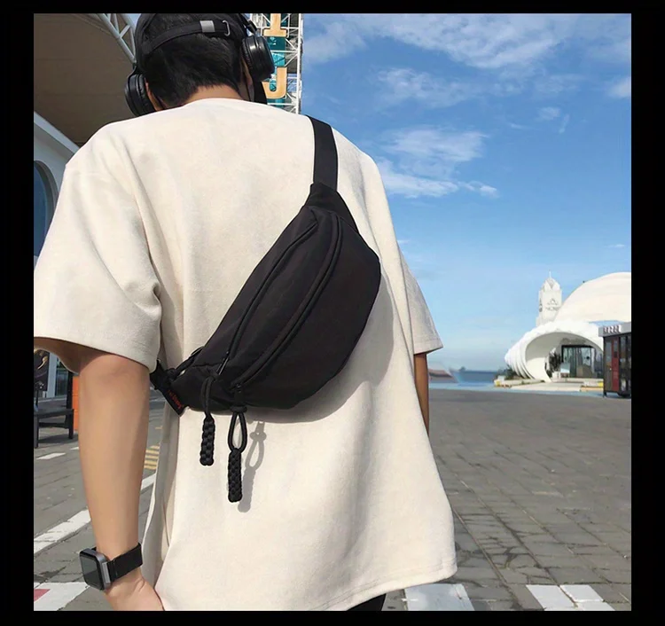 New Style Chest Bag for Men, Small Shoulder Bag, Men's Backpack, Men's Crossbody Bag, Sports Lightweight Trendy Waist Bag
