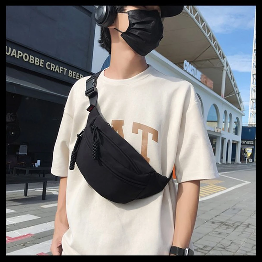 New Style Chest Bag for Men, Small Shoulder Bag, Men's Backpack, Men's Crossbody Bag, Sports Lightweight Trendy Waist Bag