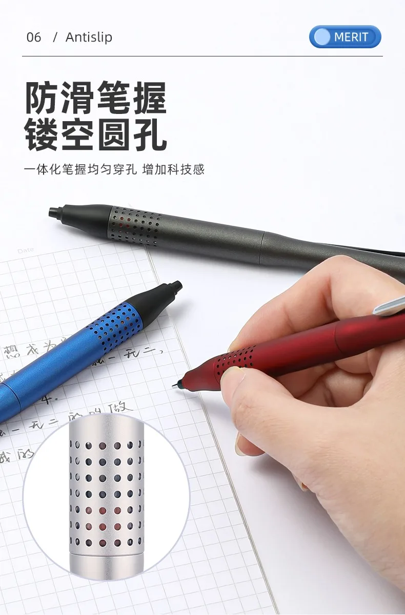 Uni Kuru Toga Metallic Mechanical Pencil 0.5MM Lead Advance Upgrade Model M5-1030 Automatic Rotation Japanese School Stationery