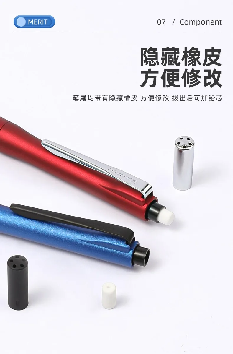 Uni Kuru Toga Metallic Mechanical Pencil 0.5MM Lead Advance Upgrade Model M5-1030 Automatic Rotation Japanese School Stationery