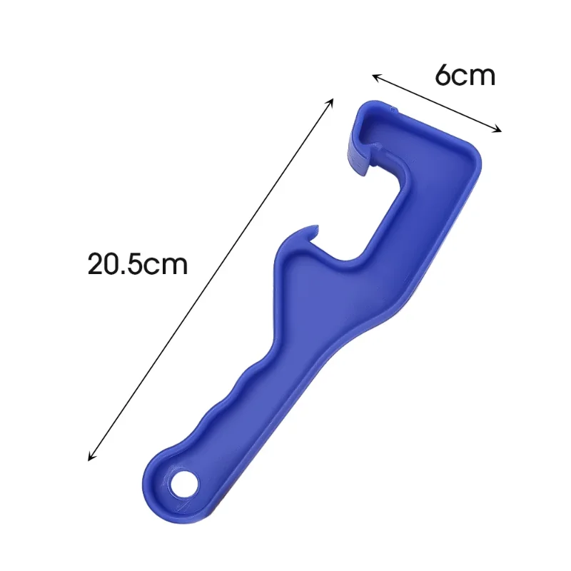 Manual Can Opener Labor Saving Household Plastic Opening Tool for Gallon Honey Bucket Pail Cap Paint Barrel Lid Removal Wrench