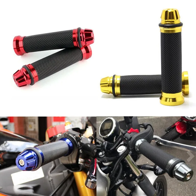 7/8 inch 22mm Motorcycle Grips Hand Grips Handlebar For Aprilia Victory Honda Suzuki Kawasaki Yamaha BMW Ducati
